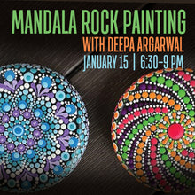 Load image into Gallery viewer, Mandala Rock Painting with Deepa Agarwal @ Sharonville